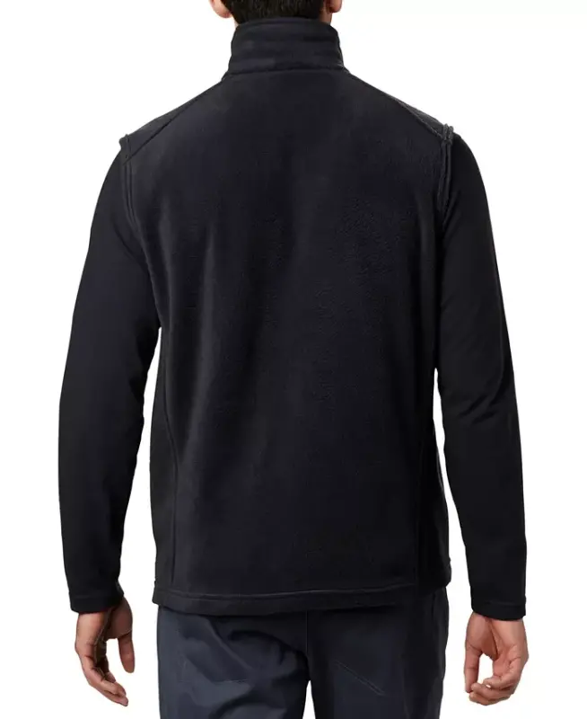 Men's Steens Mountain Fleece Vest-Black - 5