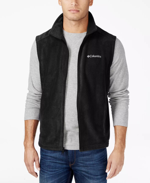 Men's Steens Mountain Fleece Vest Black - 1