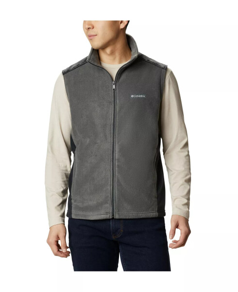 Men's Steens Mountain Fleece Vest Grill Grey - 1