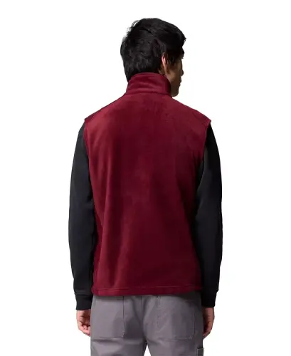 Men's Steens Mountain Fleece Vest - Rich wine - 5