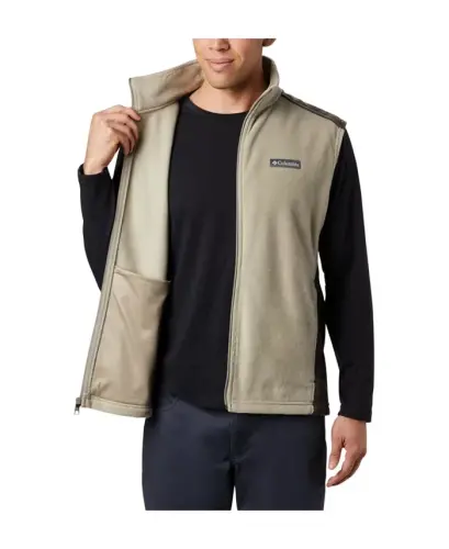 Men's Steens Mountain Fleece Vest - Tusk, Buffalo - COLUMBIA (1)