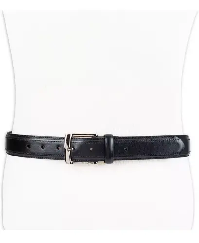 Men’s Stitched Classic Dress Leather Belt - 5