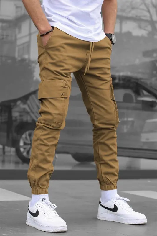 Men's Stone Cargo Pocket Pants 5647-Stone - 1