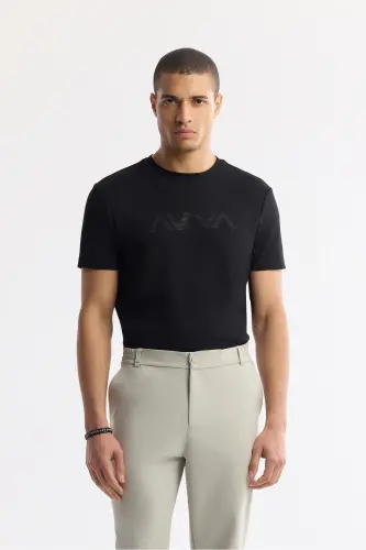 Men's Stone Slim Fit Elastic Waistband Bi Stretch Fabric - 7