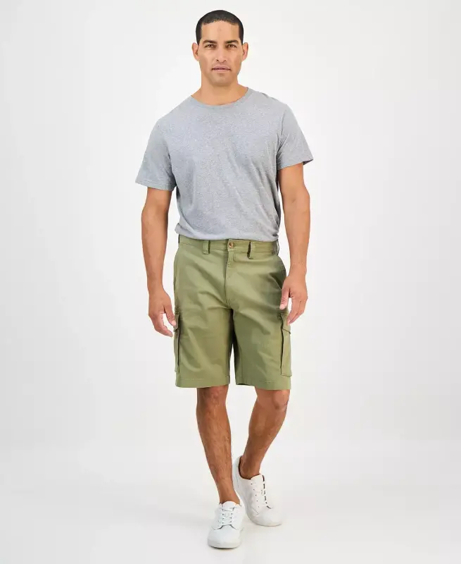 Men's Stretch Cargo Shorts, Created for Modazone - 1