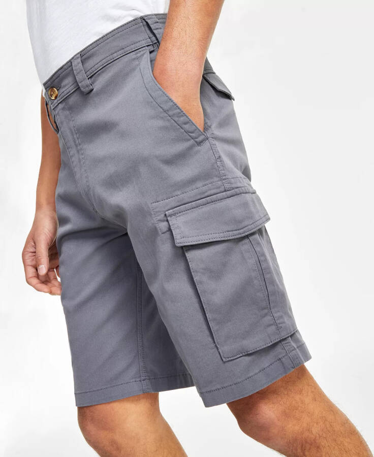 Men's Stretch Cargo Shorts, Created for Modazone Shadow Ground - 7