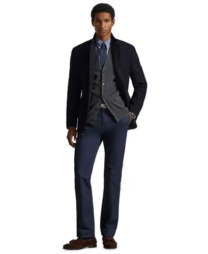 Men's Stretch Classic-Fit Chino Pants-Classic Stone - 6