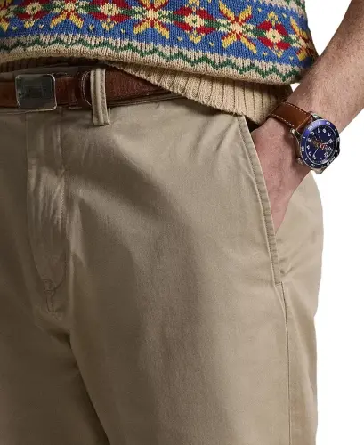 Men's Stretch Classic-Fit Chino Pants-Nautical Ink - 10