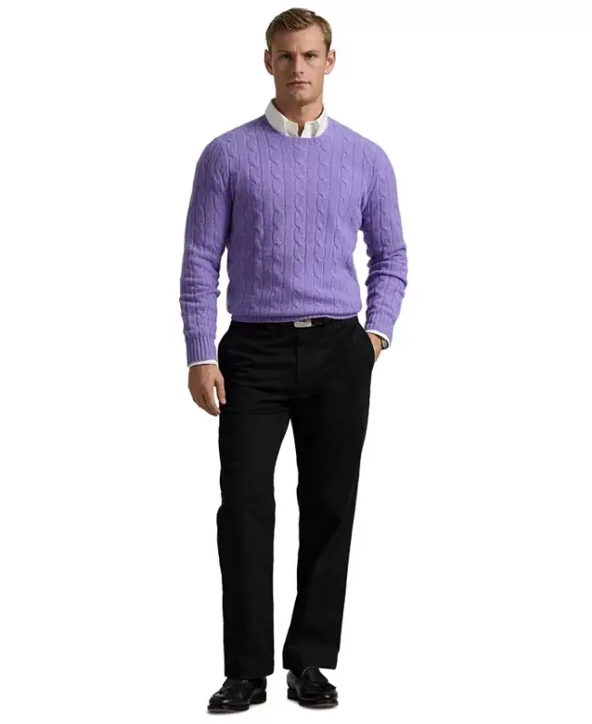 Men's Stretch Classic-Fit Chino Pants-Nautical Ink - 20