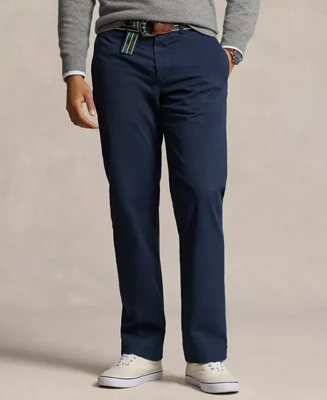 Men's Stretch Classic-Fit Chino Pants-Nautical Ink - POLO RALPH LAUREN