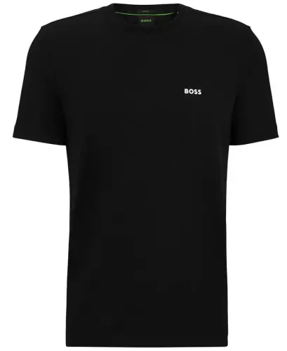 Men's Stretch-Cotton Regular-Fit T-Shirt - Black - 4
