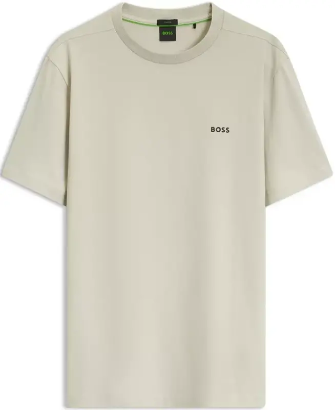 Men's Stretch-Cotton Regular-Fit T-Shirt - Open Beige - 2