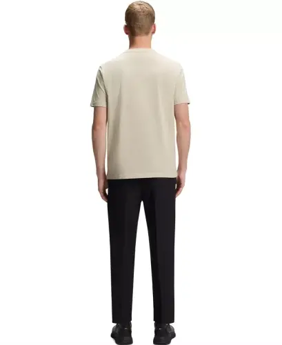 Men's Stretch-Cotton Regular-Fit T-Shirt - Open Beige - 3