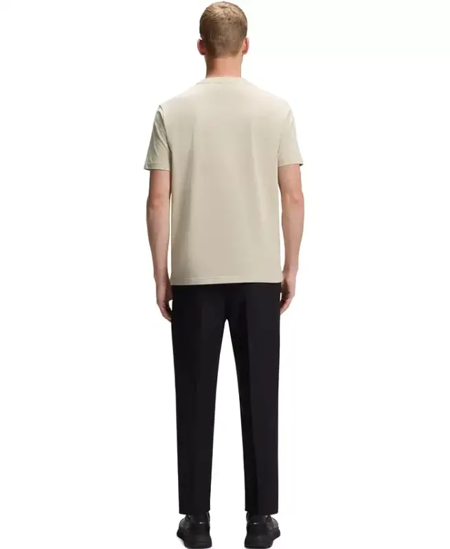 Men's Stretch-Cotton Regular-Fit T-Shirt - Open Beige - 3