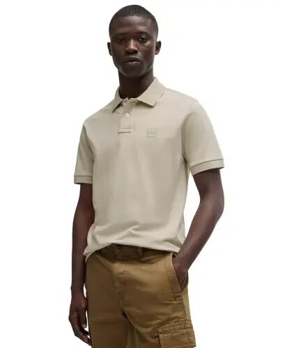 Men's Stretch-Cotton Slim-Fit Passenger Polo Shirt - Light Beige - 1