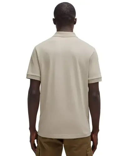 Men's Stretch-Cotton Slim-Fit Passenger Polo Shirt - Light Beige - 3