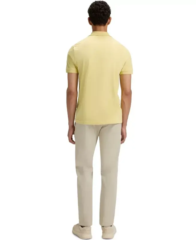 Men's Stretch-Cotton Slim-Fit Passenger Polo Shirt - Light Beige - 5