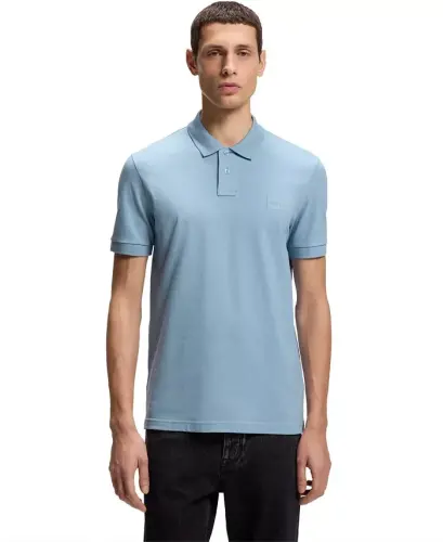 Men's Stretch-Cotton Slim-Fit Passenger Polo Shirt - Light Beige - 9