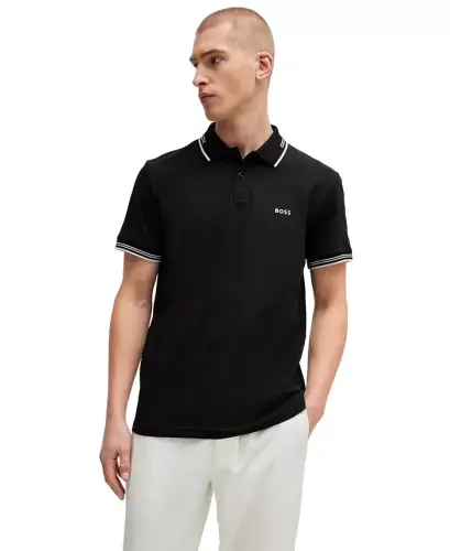 Men's Stretch-Cotton Slim-Fit Polo Shirt 