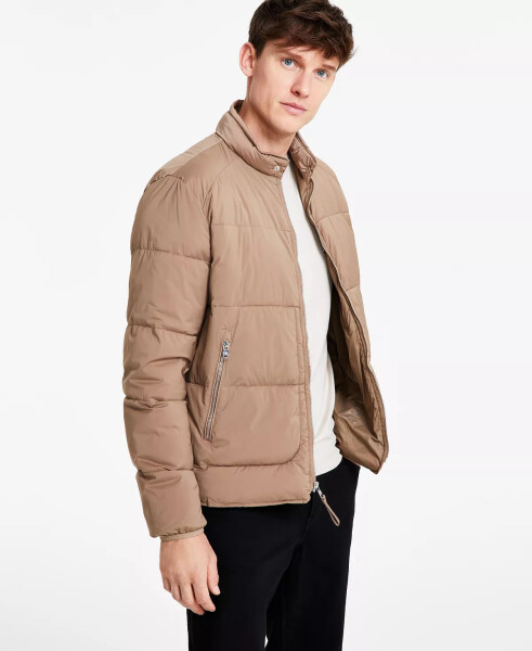 Men's Stretch Medium Weight Moto Jacket Nude - 1