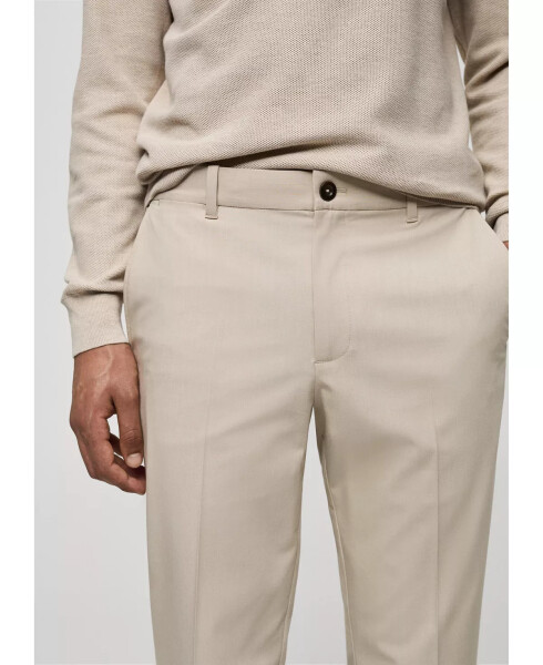 Men's Stretch Pants Beige - 6