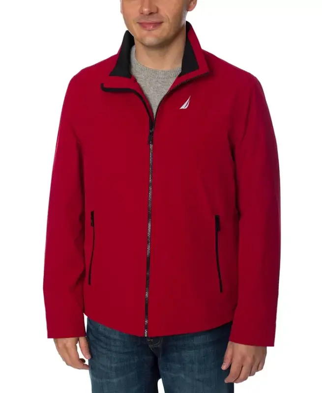 Men's Stretch Performance Windbreaker and Rain Jacket - 1