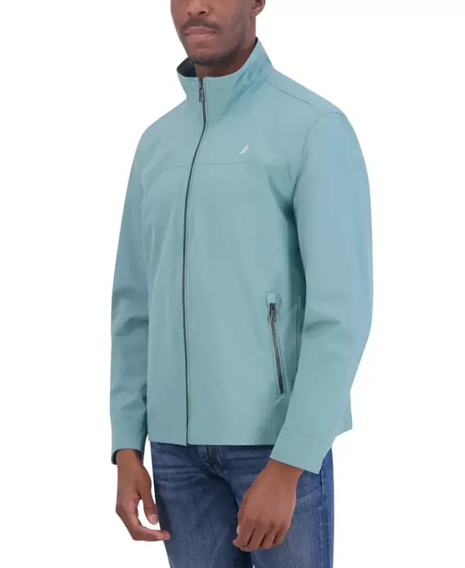 Men's Stretch Performance Windbreaker and Rain Jacket-Arctic - 3