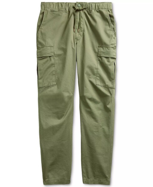 Men's Stretch Slim Fit Chino Cargo Pants Olive - 5