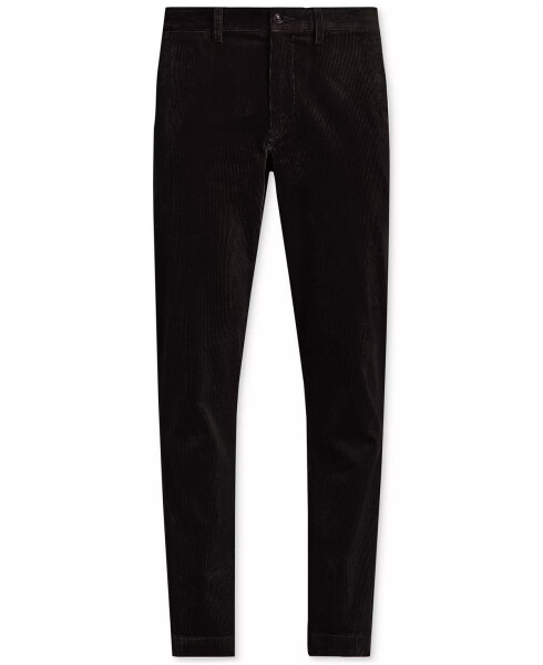 Men's Stretch Straight Fit Corduroy Pants Polo Black - 6