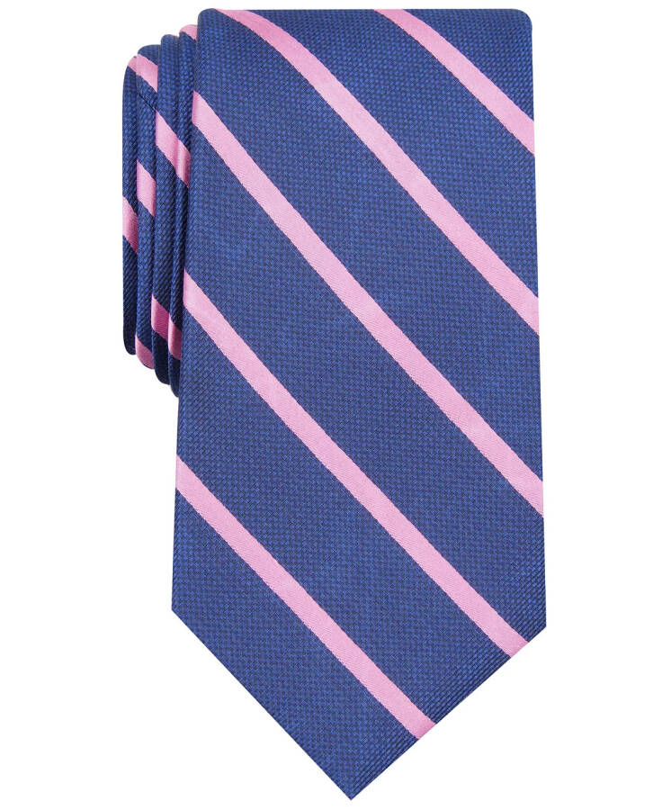 Men's Stripe Tie, Created for Modazone Pink - 1