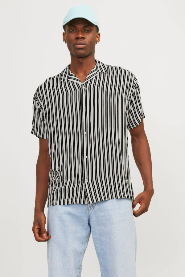 Men's Striped Short Sleeve Shirt - Luke - 4