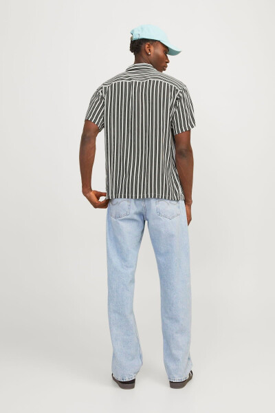 Men's Striped Short Sleeve Shirt - Luke - 6