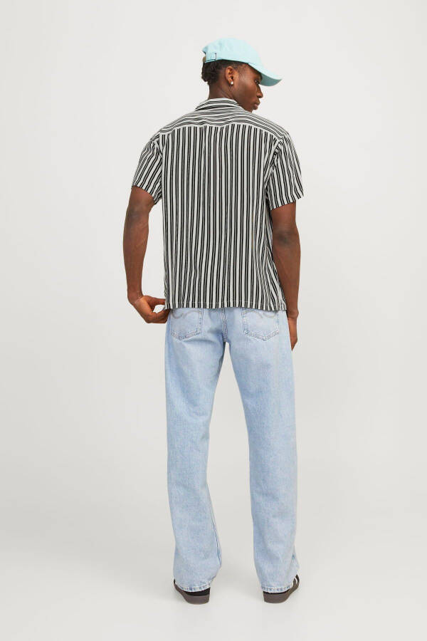 Men's Striped Short Sleeve Shirt - Luke - 6