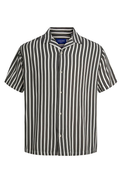 Men's Striped Short Sleeve Shirt - Luke - 1