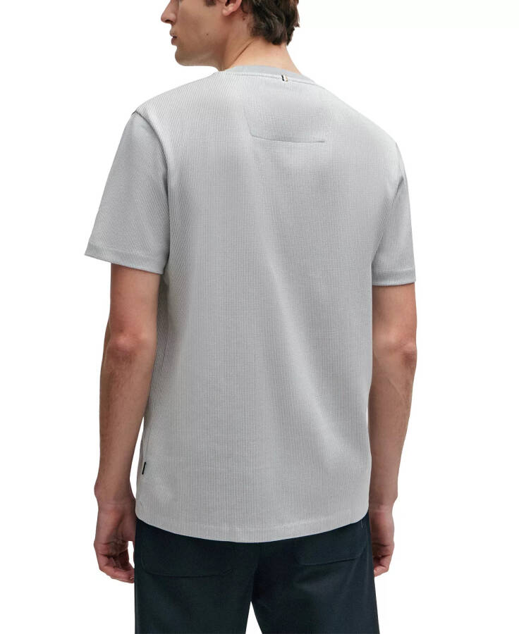 Men's Structured T-shirt Silver - 2