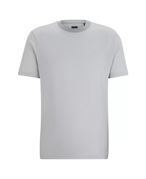 Men's Structured T-shirt Silver - 4