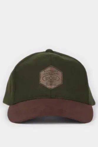 Men's Suede Baseball Basketball Cap Khaki - 3