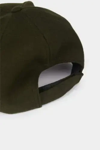 Men's Suede Baseball Basketball Cap Khaki - 4