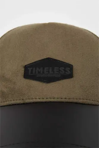 Men's Suede Baseball Basketball Cap Khaki - 6