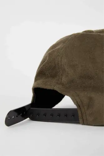 Men's Suede Baseball Basketball Cap Khaki - 7