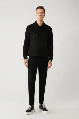 Men's Suede Jacket A41y6011 - 5