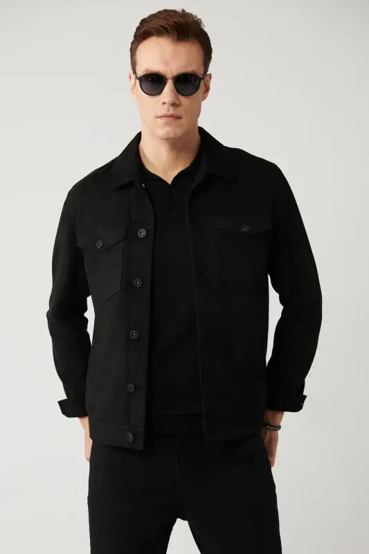 Men's Suede Jacket A41y6011 - AVVA