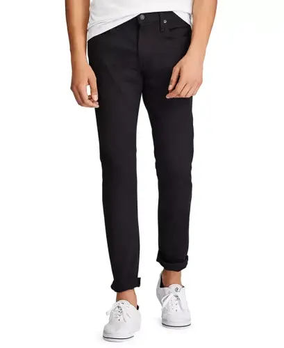 Men's Sullivan Slim Stretch Jinsi - Qora - 1