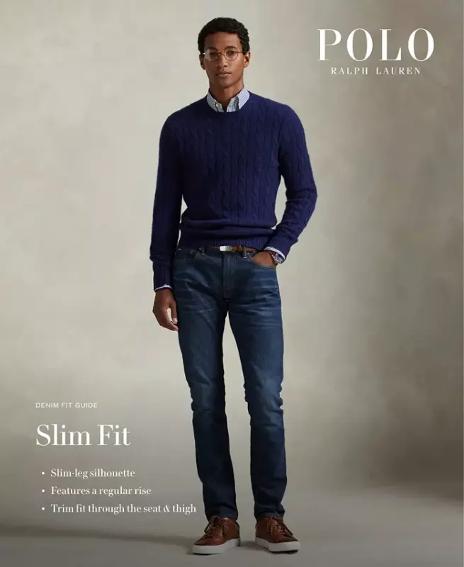 Men's Sullivan Slim Stretch Jinsi - Qora - 5