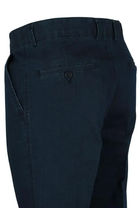 Men's Summer Classic Denim Pants with Side Pockets RAR01223 - 4