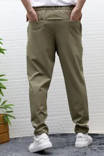 Men's Summer Parachute Fabric Full Lycra-Khaki Green - 7