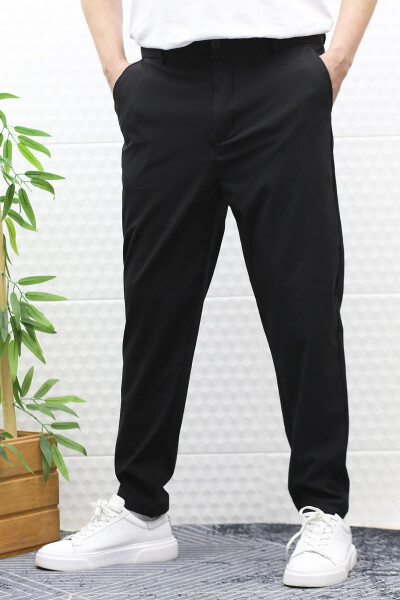 Men's Summer Parachute Fabric Full Lycra Trousers - 1