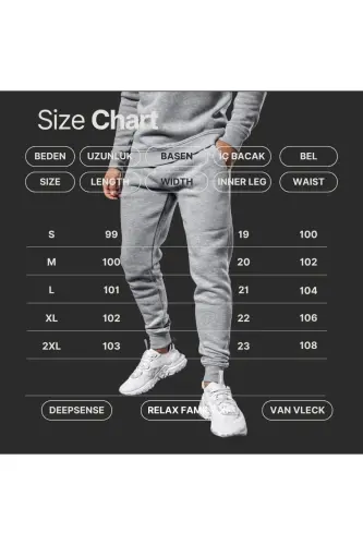 Men's Summer Slim Fit Jogger Pants Grey Cotton - 6