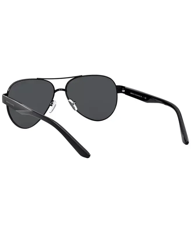 Men's Sunglasses, AX2034S-Shiny Black - 2