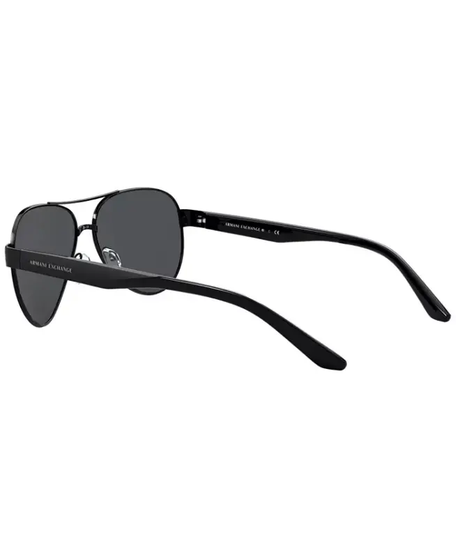 Men's Sunglasses, AX2034S-Shiny Black - 3